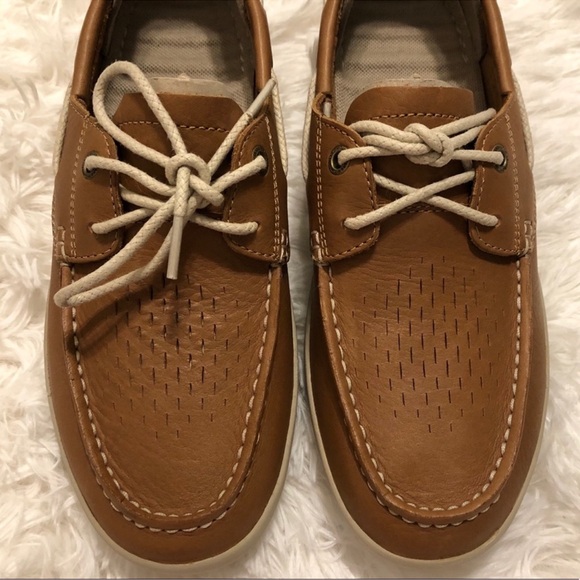 Timberland Project Better Boat Full Grain Leather Upper Brown Shoes Size 7M - Picture 13 of 16